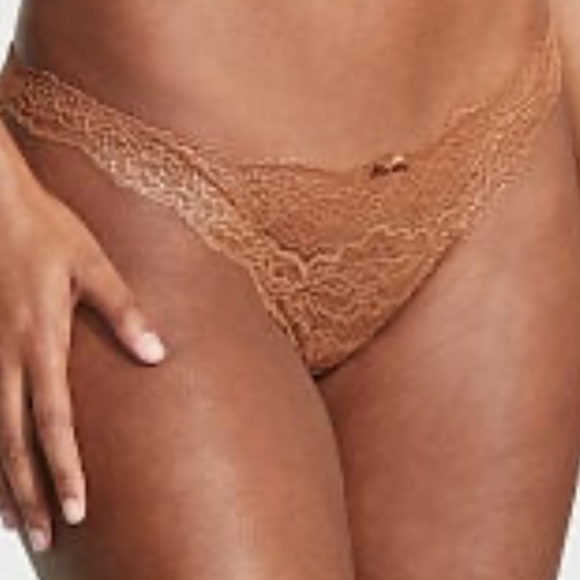 New Set of 3 Brazilian Satin Shine Strap Logo Panties - Picture 4 of 6